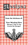 Personalized Cookbook Publishing Cover