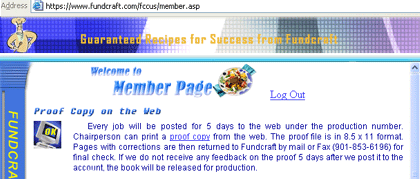Personalized Fundraising Cookbook Proof Online