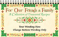 Personalized Cookbook Publishing Ease L Back Cover