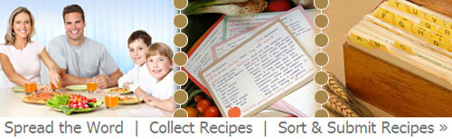 collect recipes and make cookbooks online