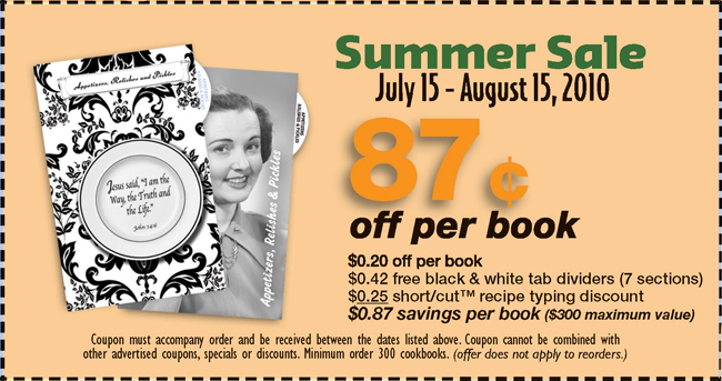Summer Sale -July 15 to August 15,2010