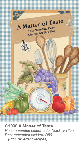 Personalized Cookbook Publishing Cover