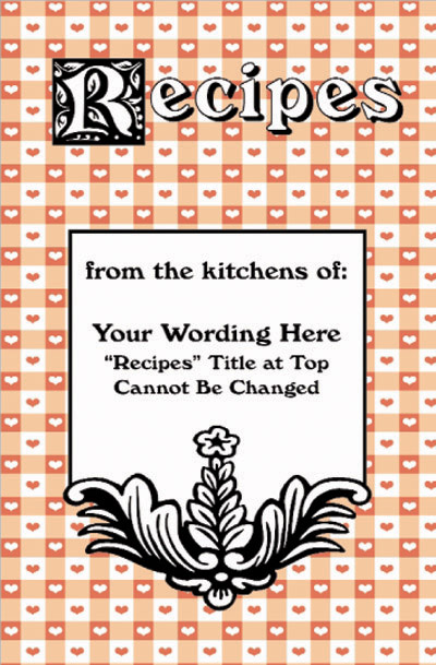 Personalized Cookbook Publishing Cover