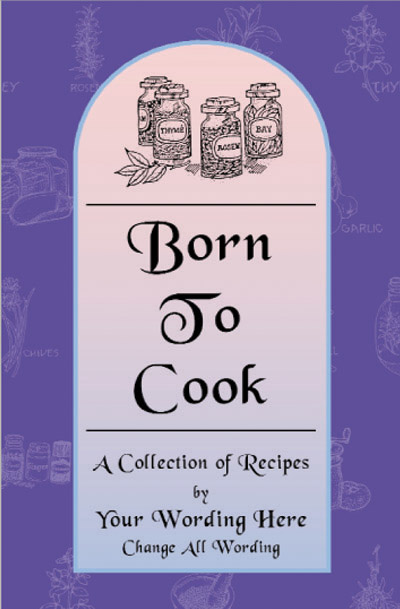 Personalized Cookbook Publishing Cover