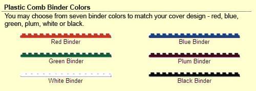 Plastic Comb Colors