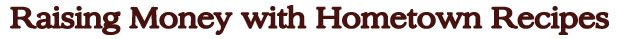 Raise Money Fundraising Cookbooks