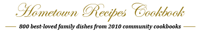 Hometown Recipe Cookbook